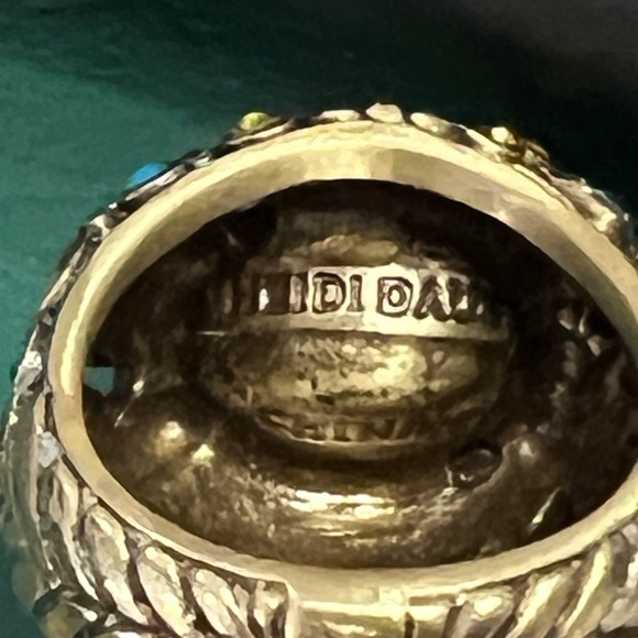 Heidi Daus “Spring Bling” Vintage Swarovski Crystals critters ring size 10 - Picture 11 of 12